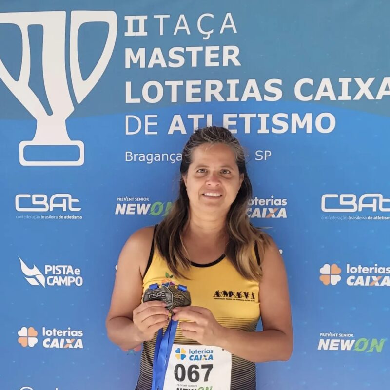 Atleta Master Marinalva Leva Ouro E Prata Na Ta A Master Loterias Da